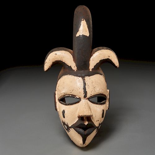 Igbo People, "Agbogho Mmwo" spirit mask, ex-museum