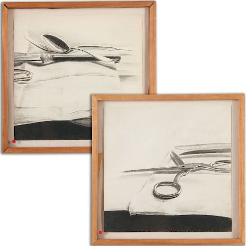 Richard Diebenkorn (manner), diptych drawing