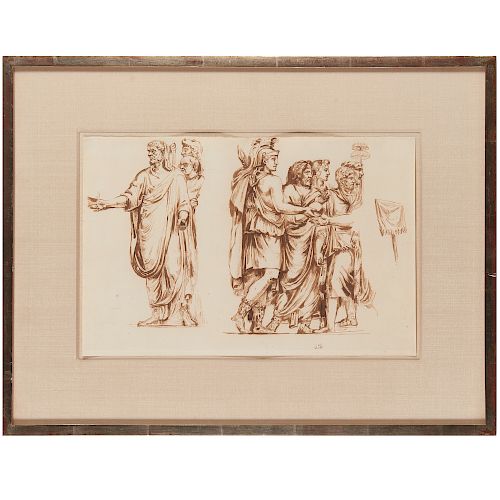 Delacroix (or Studio), drawing, ex. Ford Found.