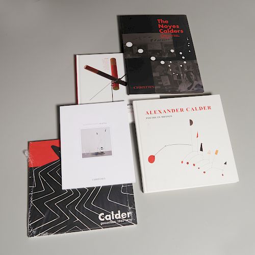 Alexander Calder, (5) books & catalogs