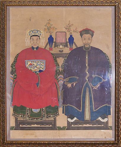 Chinese School: Ancestor Portrait