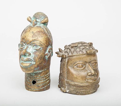 Benin Head and a African Female Head