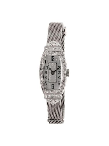 Art Deco, Diamond Wristwatch