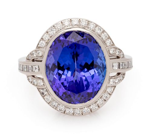 Tiffany & Co., Tanzanite and Diamond Ring