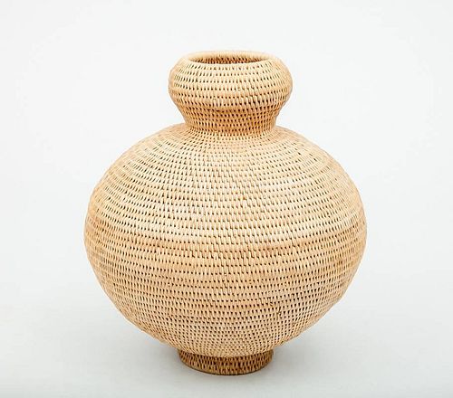 Native American Footed Woven Basket
