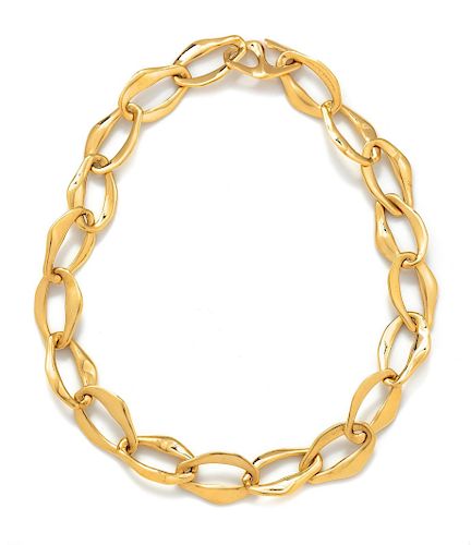 Tiffany & Co., Elsa Peretti, 'Aegean' Link Necklace 