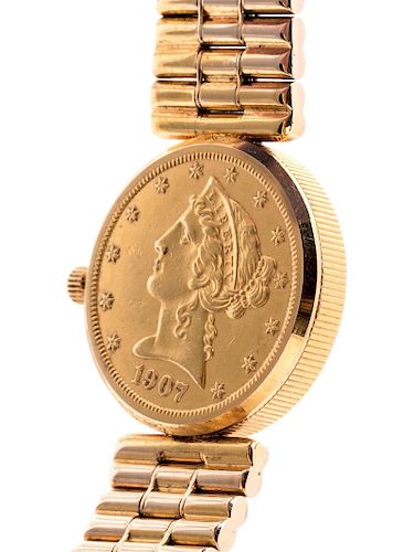 Corum, US $5 Gold Coin Wristwatch