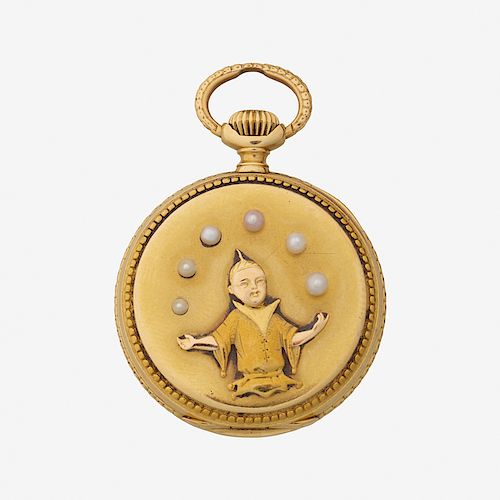 TIFFANY REED & CO. JAPONESQUE POCKET WATCH