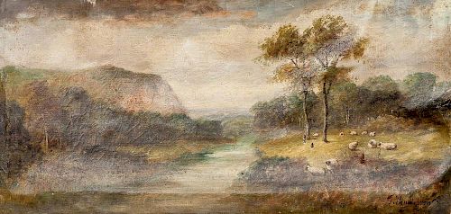 G. Thompson: Landscape with Sheep