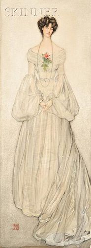 Nico Wilhelm Jungmann (Anglo/Dutch, 1872-1935)    Portrait of Mrs. Frances S. Burroughs