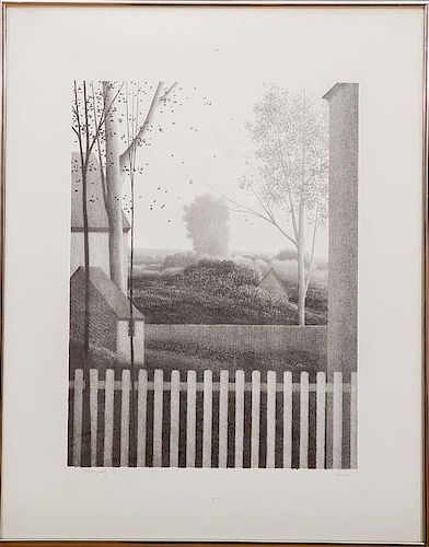 Roger Kipness (b. 1931): Picket Fence
