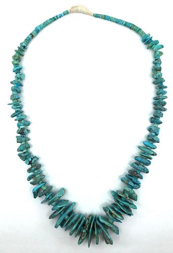 Large Turquoise Nugget Necklace