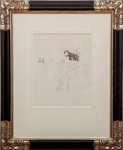 After Henri de Toulouse-Lautrec (1864-1901): May Belfort au Bar Achille