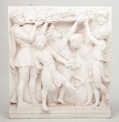 After Della Roblia: Plaster Panel from the Cantoria, Florence