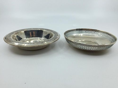 Two American Sterling Silver Bowls,Tiffany and Gorham