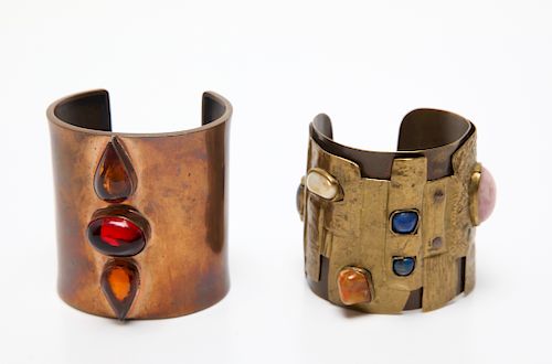 Metal & Hardstone Cuff Bracelets incl Juan Reyes 2