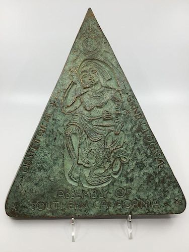Bronze Commemorative Relief Plaque