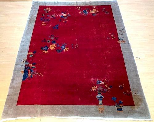 Chinese Wool Pictorial Carpet