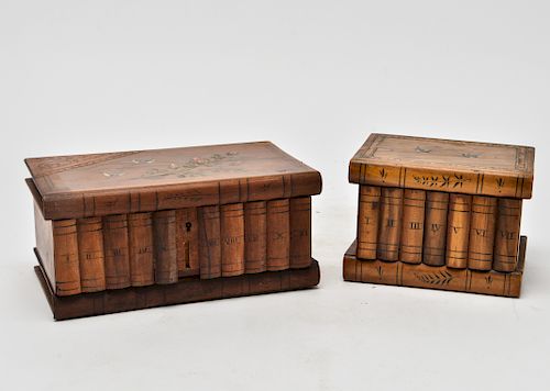 Victorian Wood Souvenir / Trinket Boxes, 2
