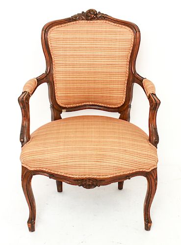 Louis XV Style Fauteuil Arm Chair