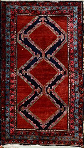 Northwest Persian Claret-Ground Rug
