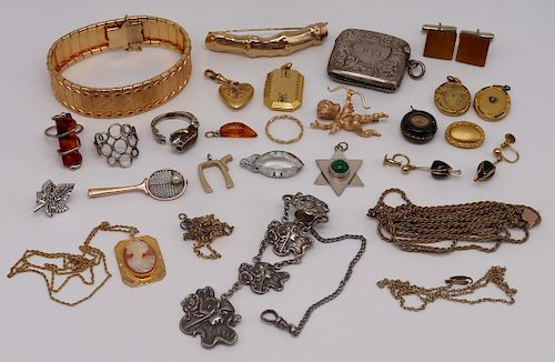 JEWELRY. Assorted Vintage and Antique Jewelry.