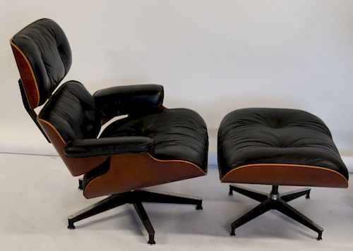 Charles & Ray Eames Lounge Chair And Ottoman.