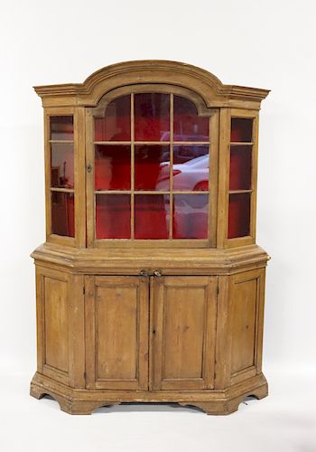 Antique Continental 2 Piece Cabinet