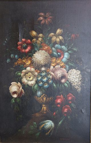S. Persico. Signed Oil On Canvas Still Life.