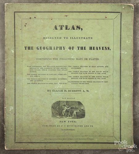 Elijah H. Burritt, Atlas, Designed to Illustrate the Geography of the Heavens, pub. 1835.