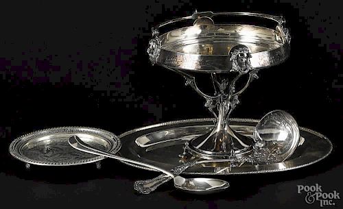 Silver-plated tablewares.