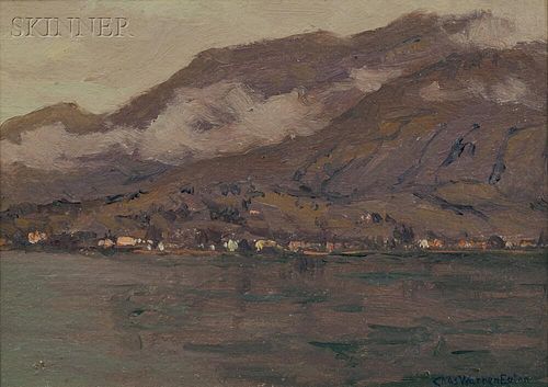 Charles Warren Eaton (American, 1857-1937)    Lake Como, Italy