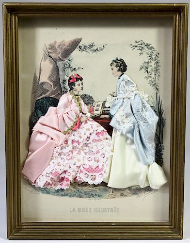 Adele Anais Toudoze(1822-1899) 1872 Colored Litho