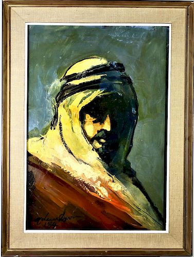 Mohammed Oman, Attrib. (b 1936) Oil / Panel
