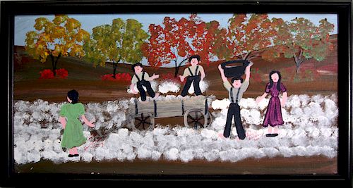 Outsider Art, Annie Wellborn, Cotton for Christmas Money
