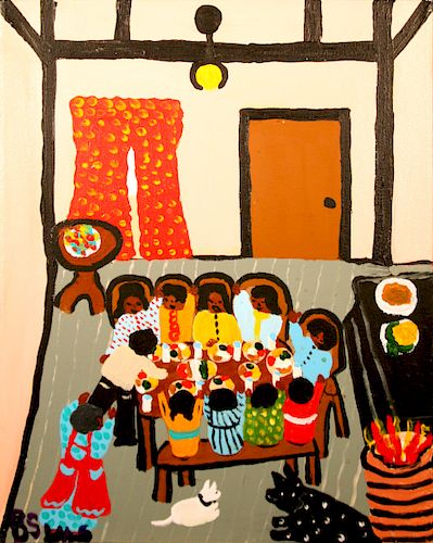 Outsider Art, Bernice Sims, Supper Time