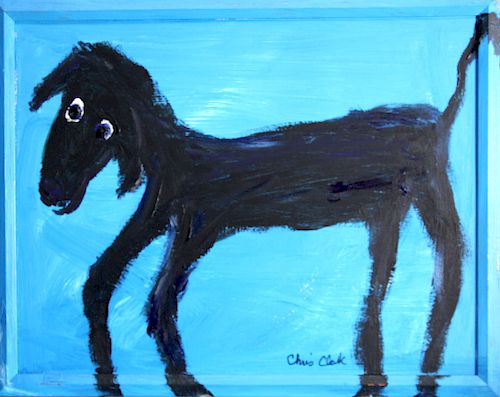Outsider Art, Chris Clark, Maya (Ann & Ted's dog)