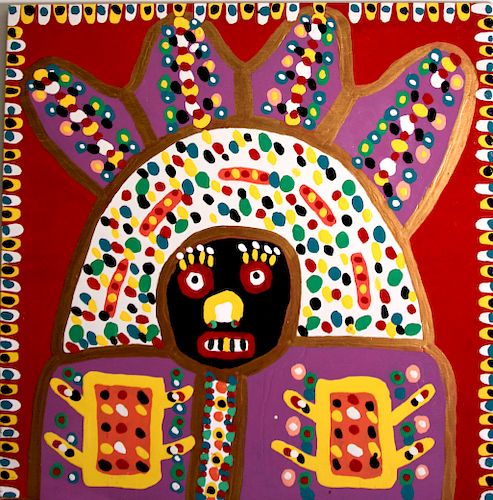 Outsider Art, Richard Burnside, African King 