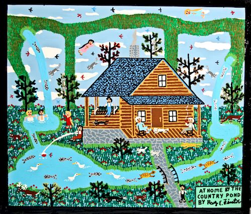 Outsider Art, Roy Finster, At Home by the Country Pond