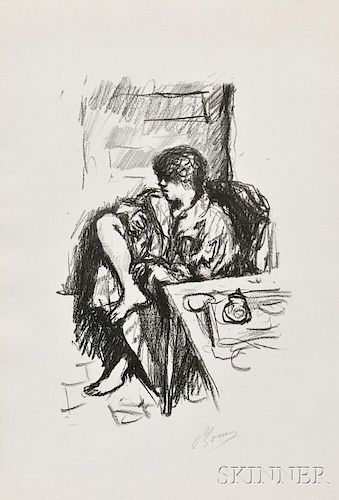 Pierre Bonnard (French, 1867-1947)      La toilette assise