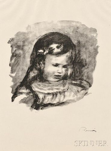 Pierre-Auguste Renoir (French, 1841-1919)      Claude Renoir, la tête baisée
