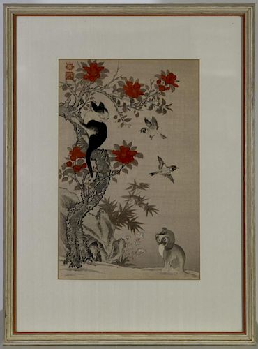 Wan Shan Chung, Japanese woodblock
