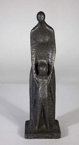 Jason Seley (1918-1983) Bronze Figure with Silver