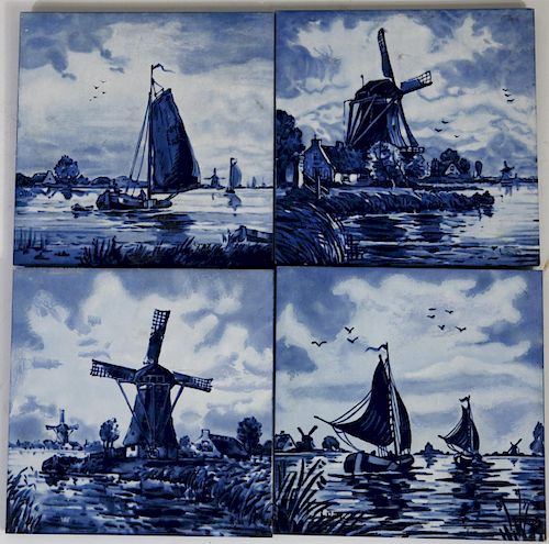 (4) Delft Tiles