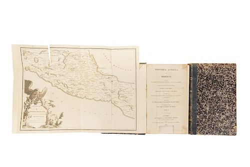 Clavigero, Francisco Saverio. Historia Antigua de Megico. Londres: R. Ackermann, Strand, 1826. Tomos I - II.