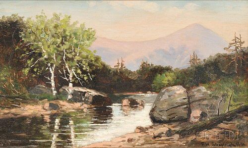 Frank Henry Shapleigh (American, 1842-1906)      Mt. Washington from the Ammonoosuc River