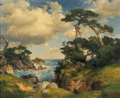 Thomas Moran (American, 1837-1926)      Coast of Monterey