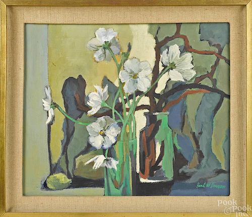 Paul W. Darrow (American 1902-), oil canvas still