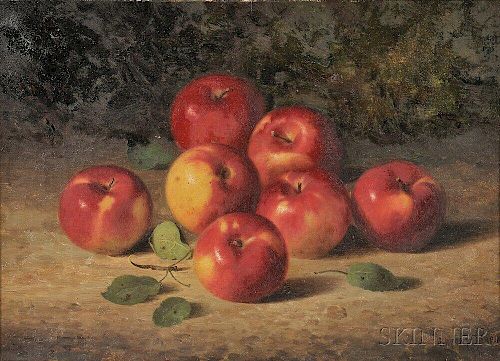 Bryant Chapin (American, 1859-1927)      Still Life with Apples