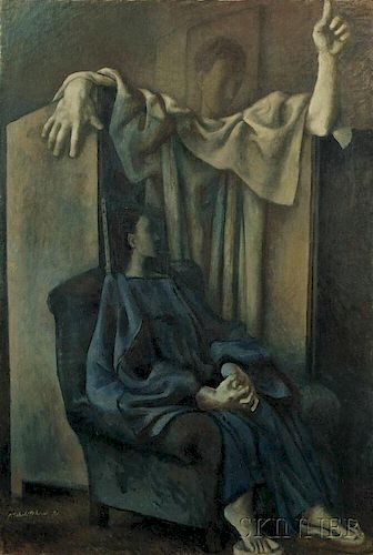 Pavel Tchelitchew (Russian/American, 1898-1957)      Annunciation